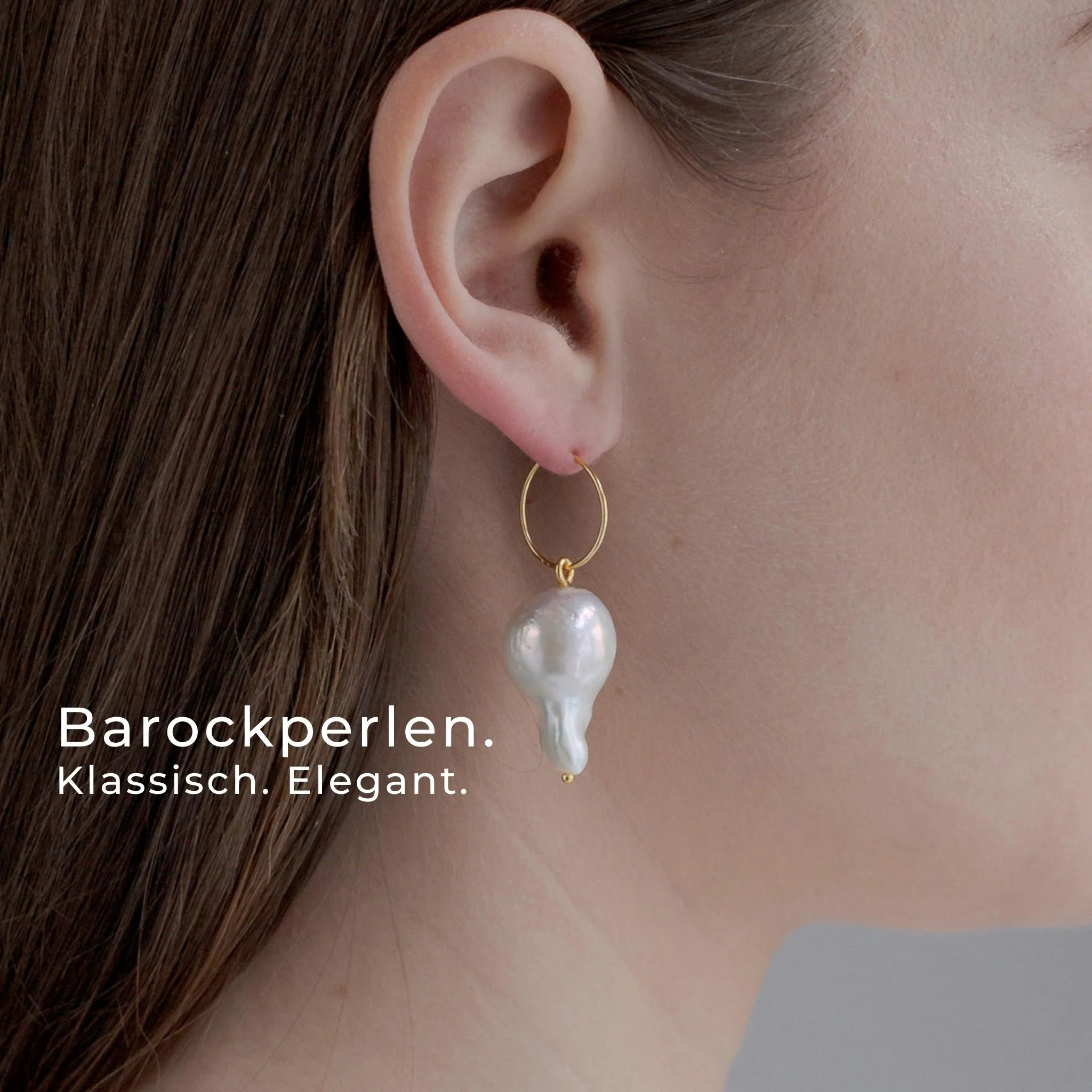 CAPRAIA // Creolen mit großen Barockperlen - Image 4