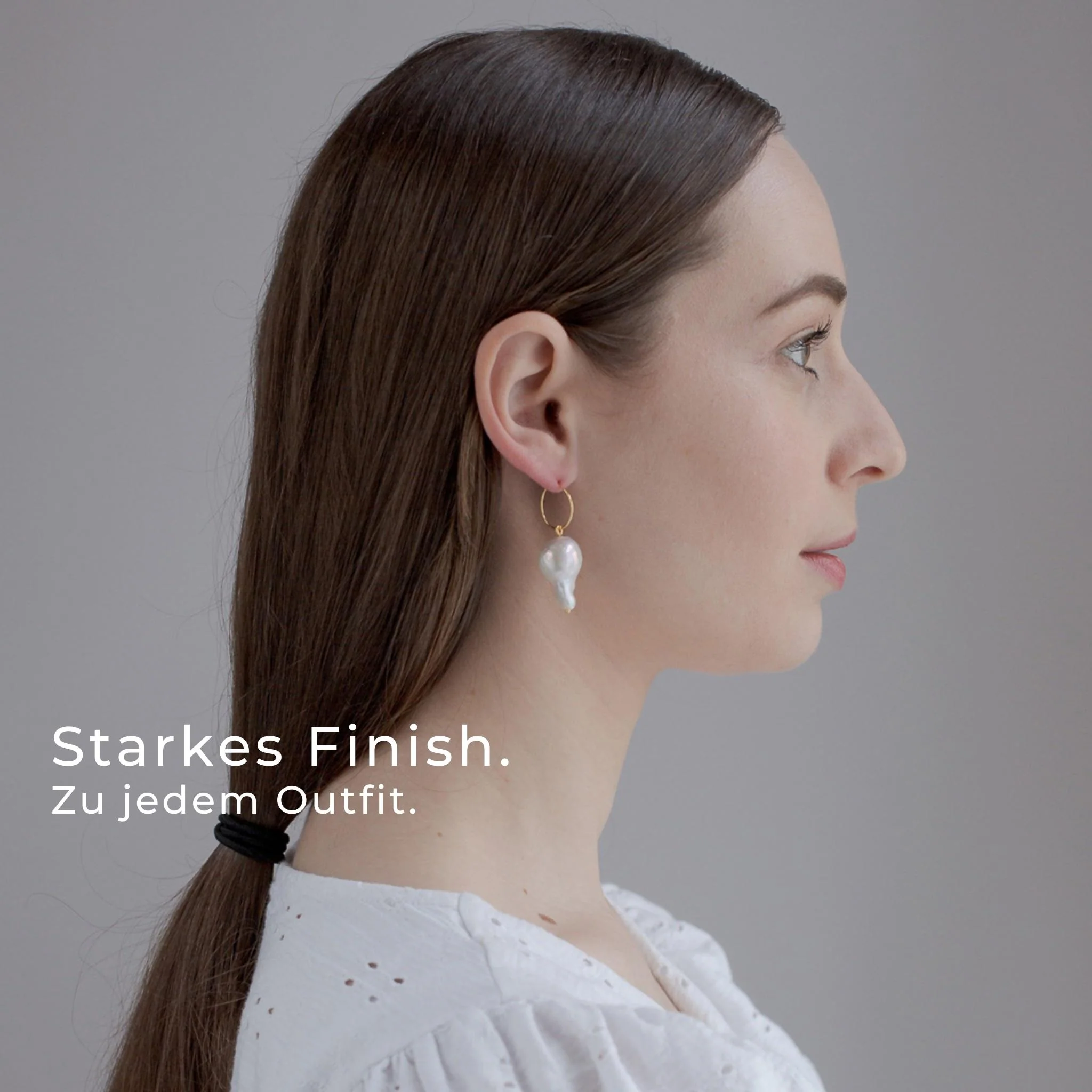 CAPRAIA // Creolen mit großen Barockperlen - Image 8