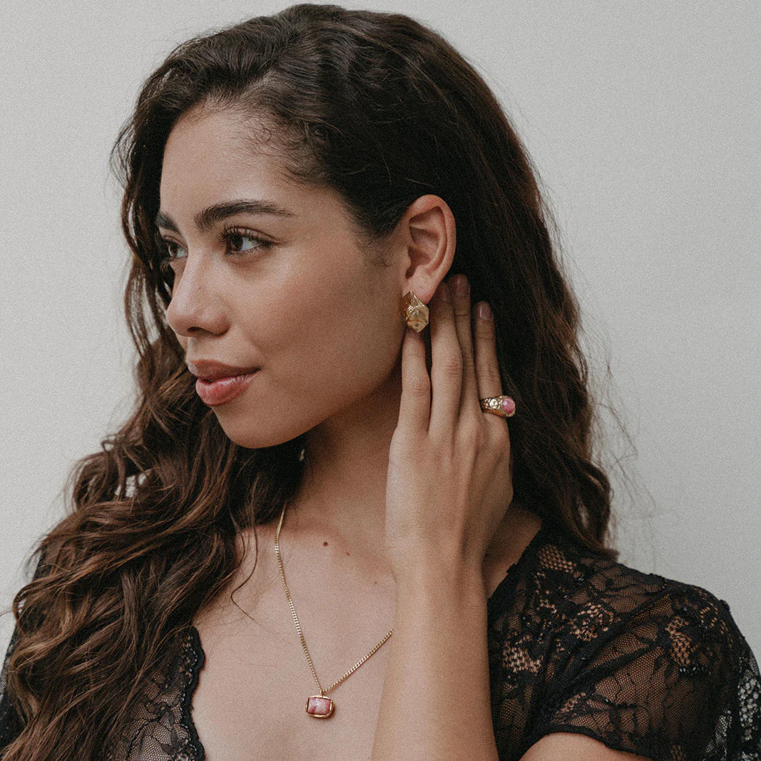 MORGENSTJERNE // Zarte Panzerkette mit Rhodochrosit - Image 4