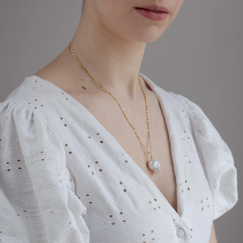 SALINA // Halskette mit großer Barockperle - Image 4