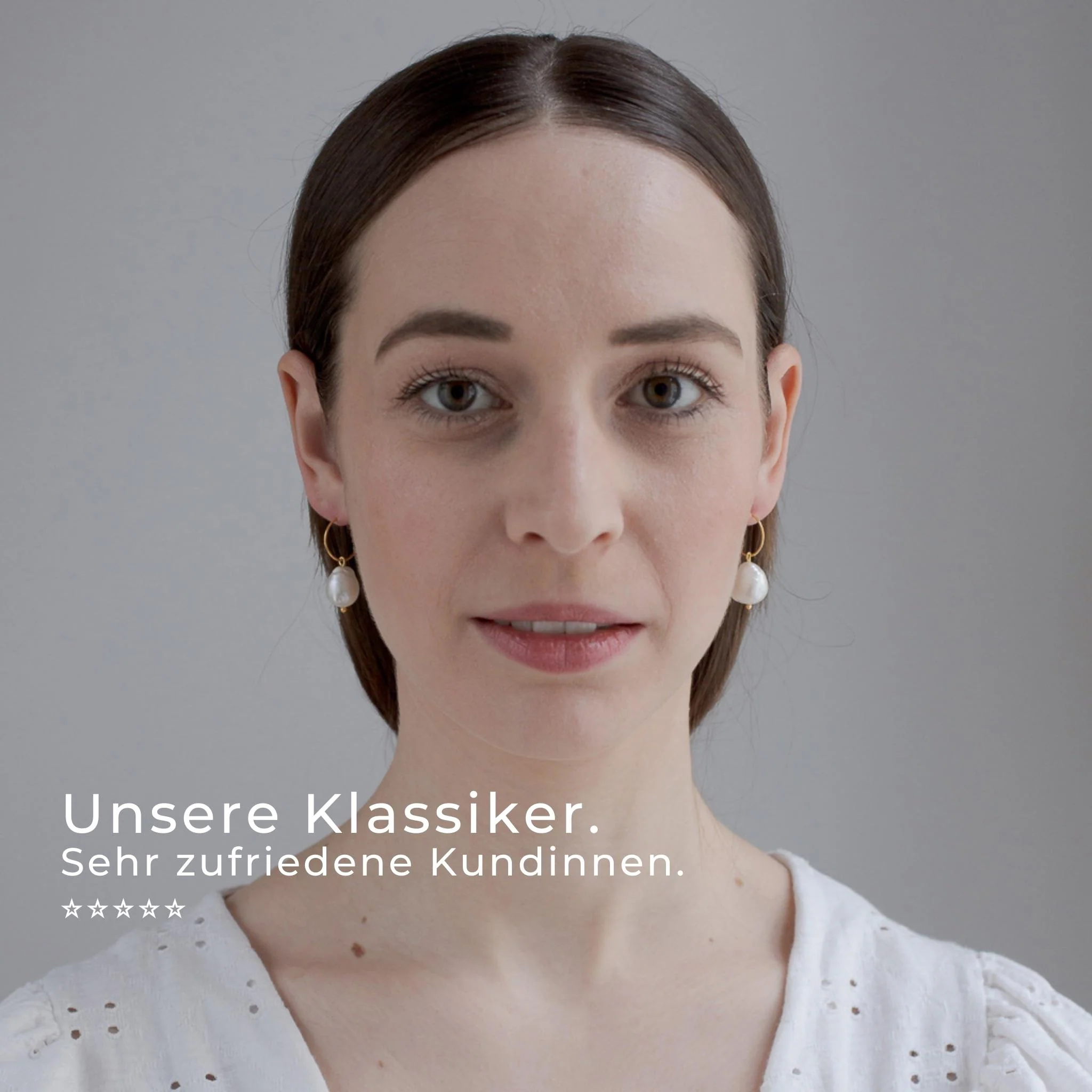 VIGNOLE // Creolen mit kleinen Barockperlen - Image 4