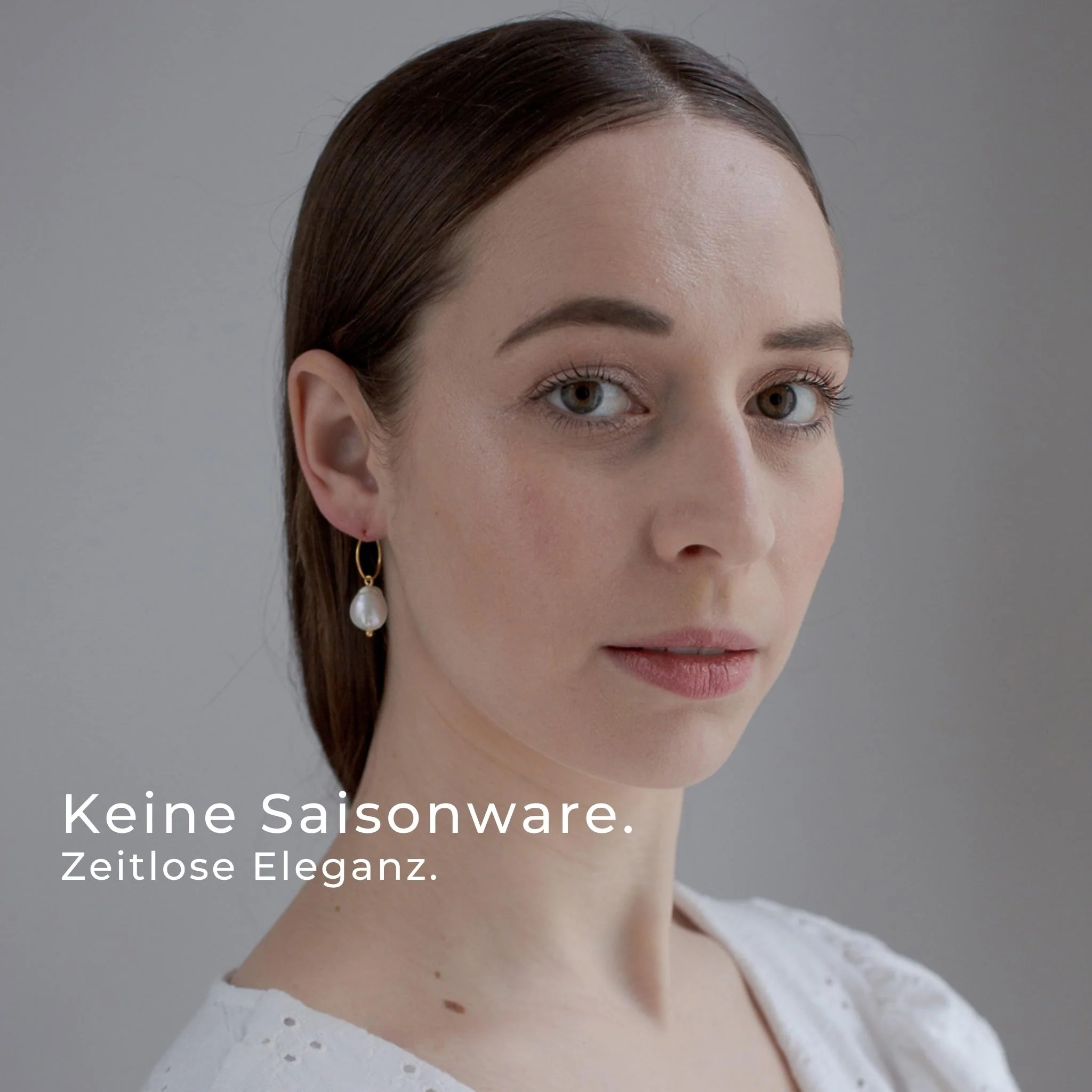 VIGNOLE // Creolen mit kleinen Barockperlen - Image 5