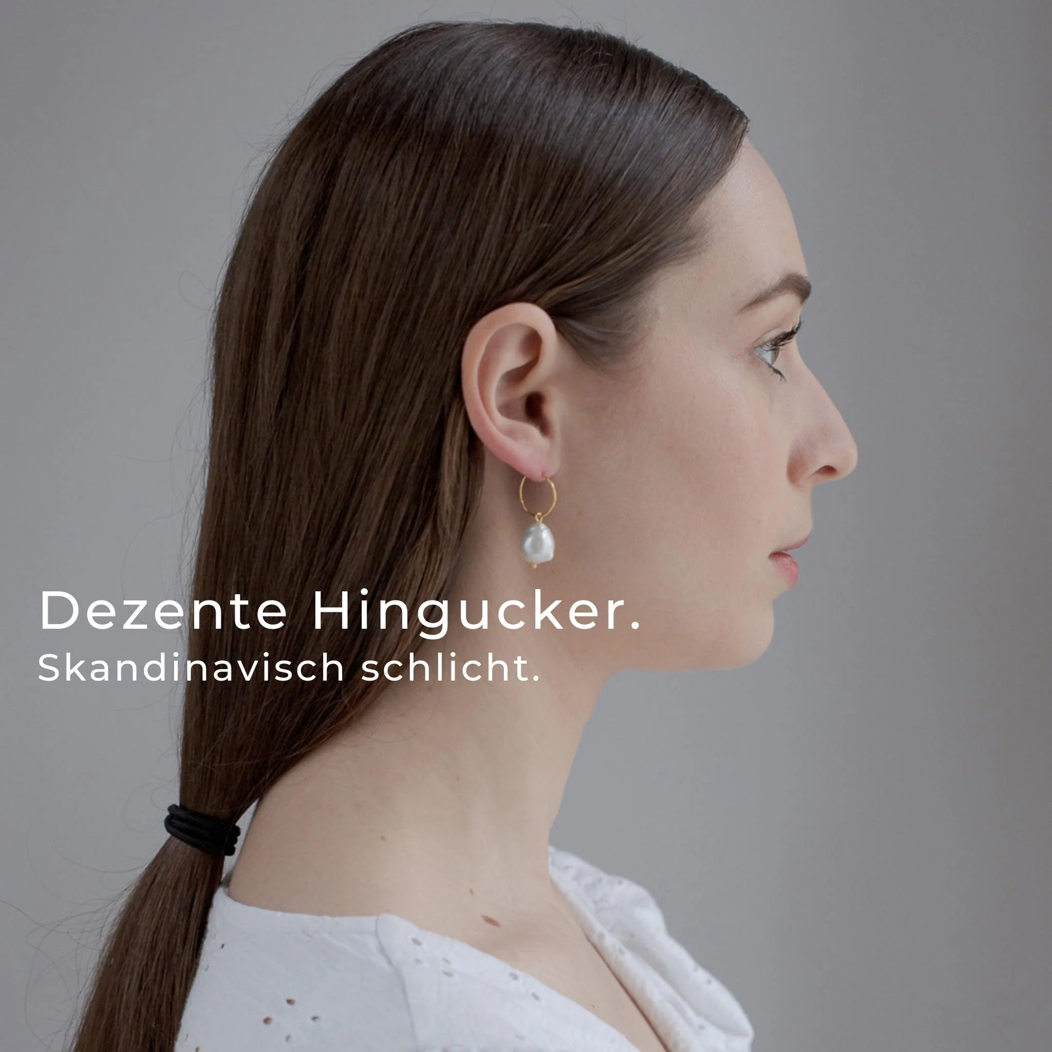 VIGNOLE // Creolen mit kleinen Barockperlen - Image 7