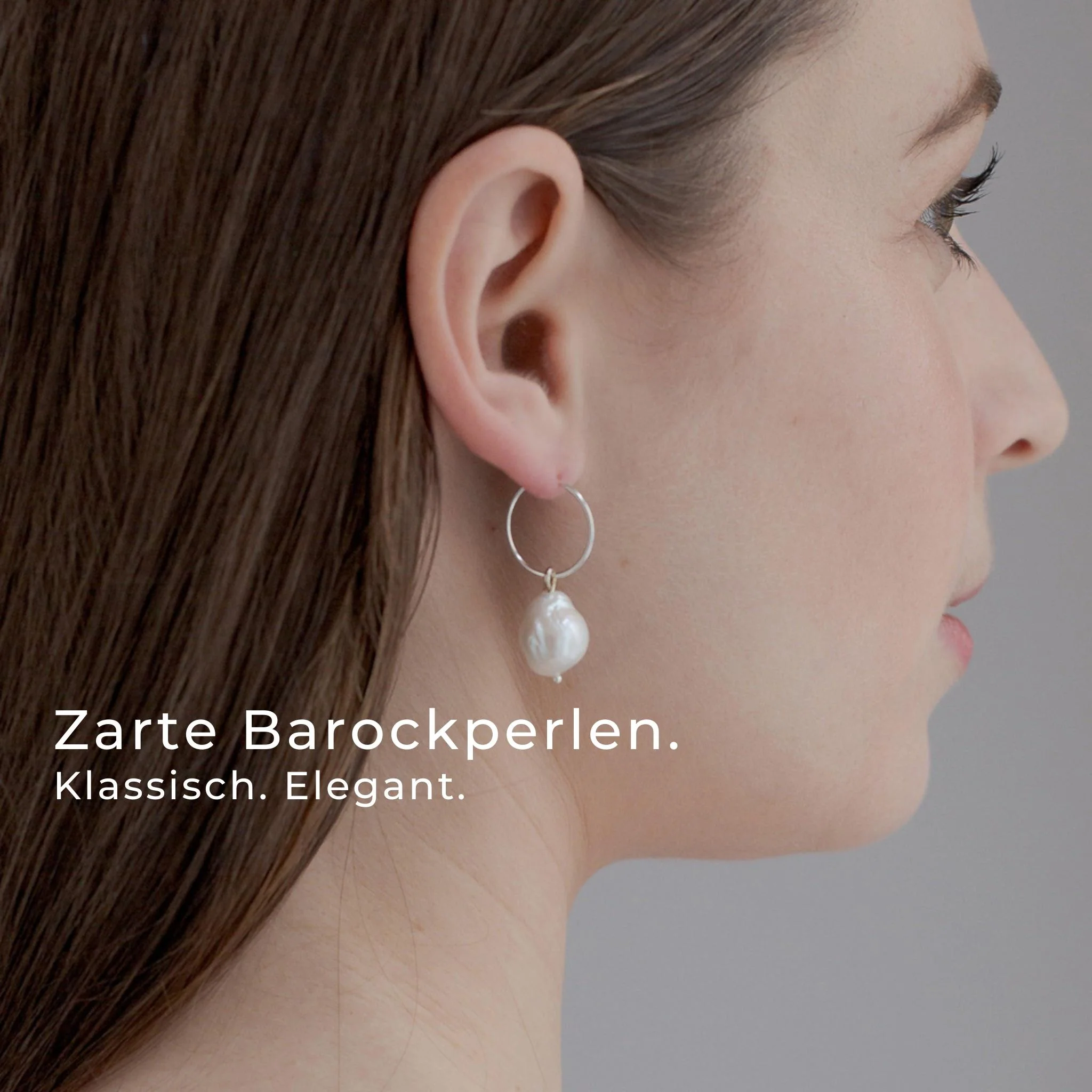 VIGNOLE // Creolen mit kleinen Barockperlen - Image 5