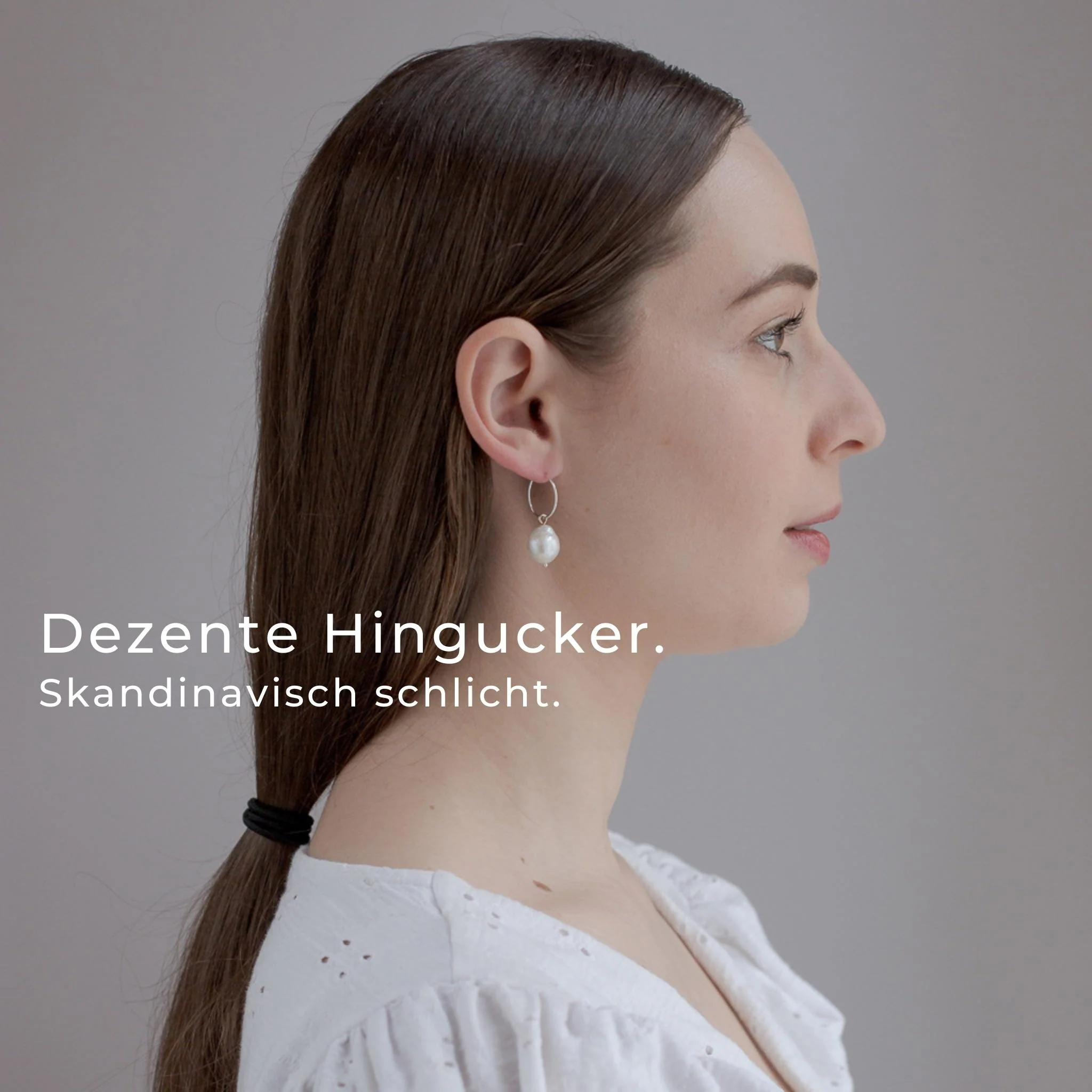 VIGNOLE // Creolen mit kleinen Barockperlen - Image 7